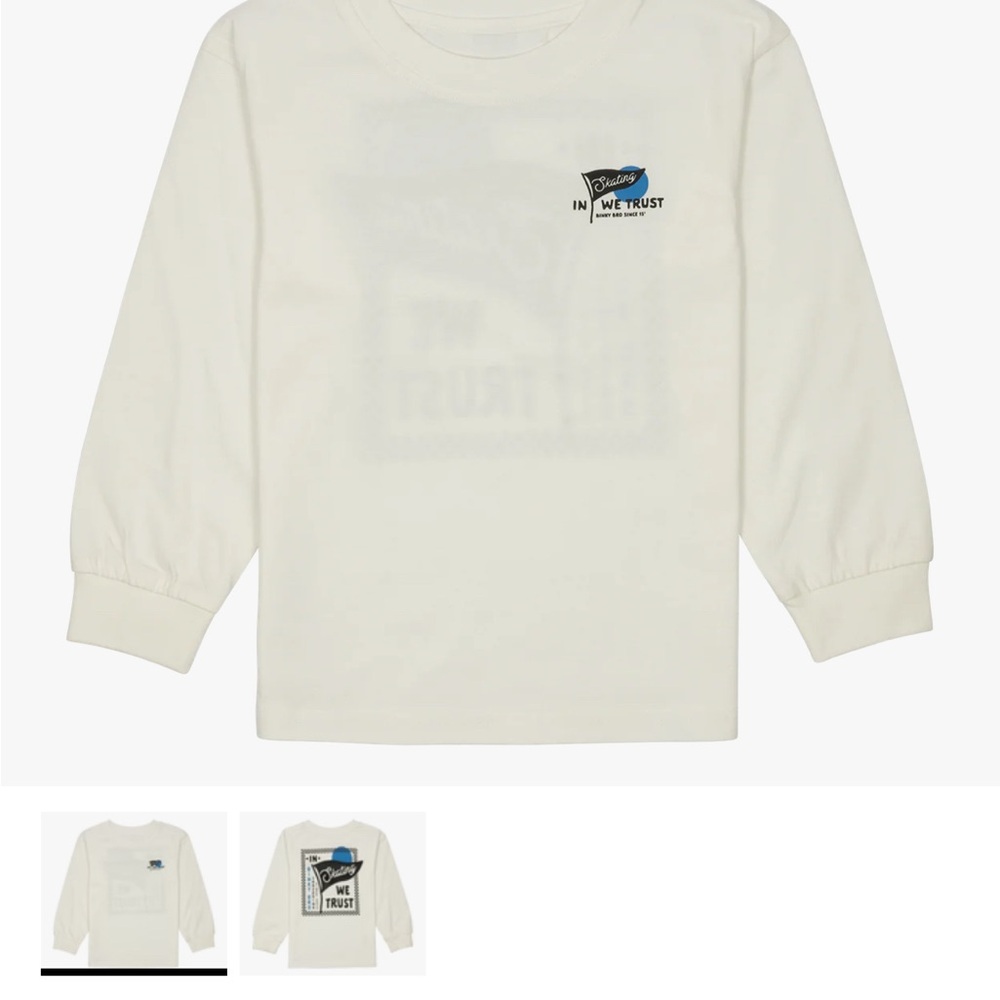 BINKY BRO LONG SLEEVE TEE : NWT! 4T